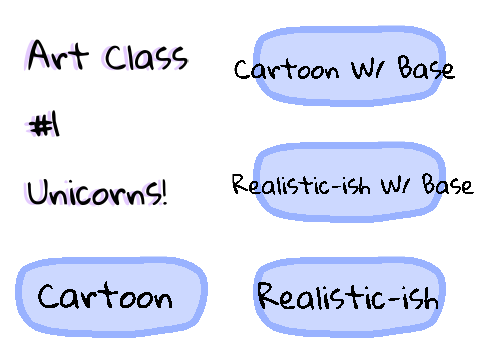 How To Draw A Unicorn-Art Class #1 cuz I forgot the rest ;-;