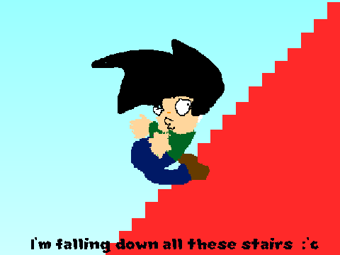 Torin and Stairs = NO GAMES! :(