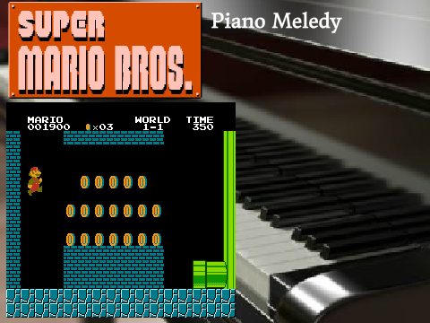 Super Mario Bros. Meledy on Piano