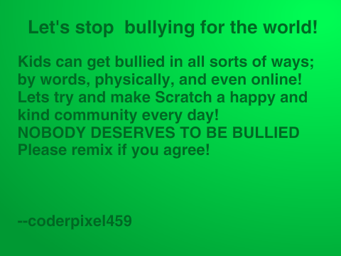 STOP the Bullying!