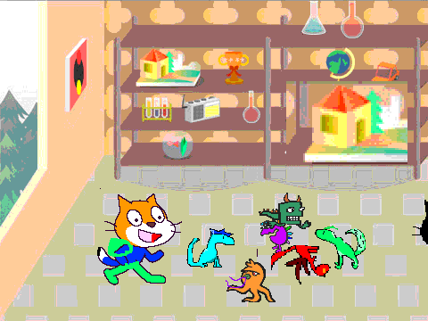 THE SCRATCH CAT WORLD