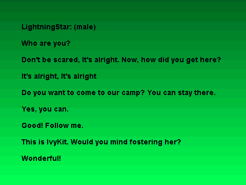 I need voices!