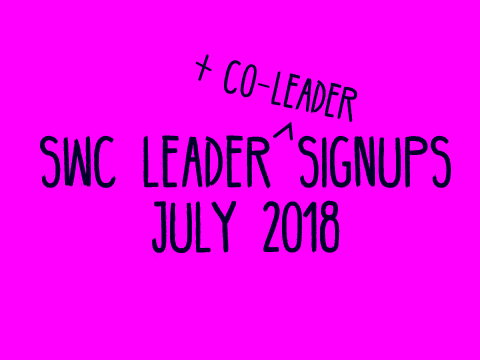 SWC Leader (plus co-leader) Signups 