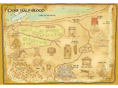   Camp-Halfblood map