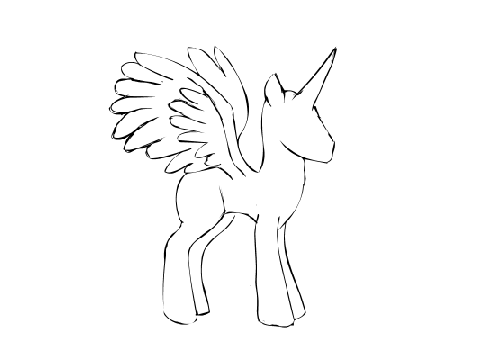 alicorn coloring contest