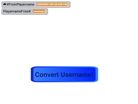 Username to Text