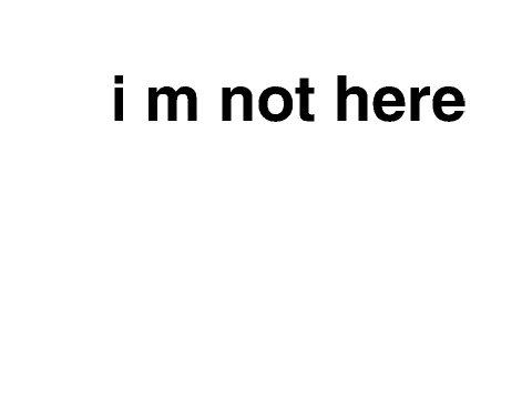 nothing here to see