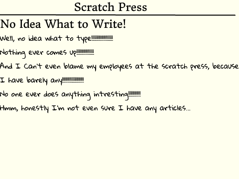 Scratch Press Issue 2