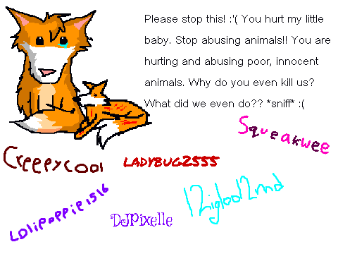 Sign if You're Against Animal Cruelty remix