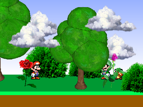Platformer Base with CPU AI and GOOMBA!
