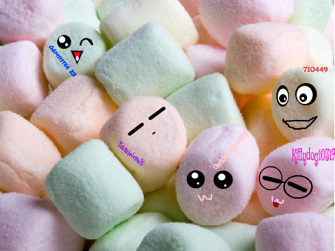 Add yourself as a marshmallow... remix remix remix remix