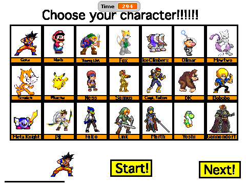 Super Smash Brothers Scratch Version 0.2 Demo