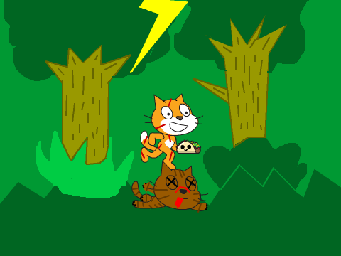 firestar kills tigerstar WITH A TACO!!!(then tree kills firestar)