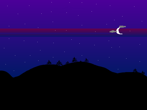 Starry Night Sky