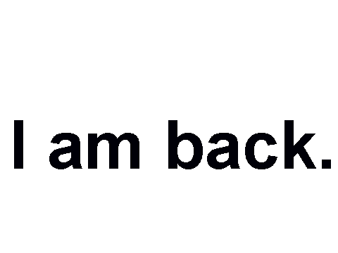 I iz back