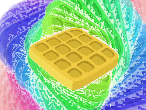 What do you mean no waffle? but the Waffle Pulsates and it Looks Kinda Cool