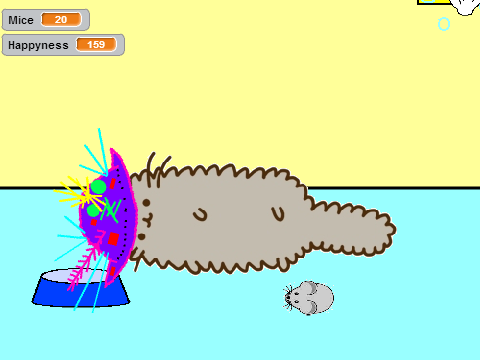 Virtual kitty cat