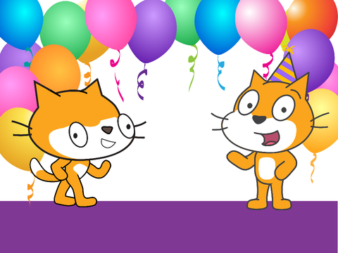 Happy birthday from Scartch