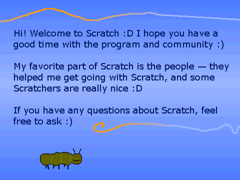 Welcome to Scratch!