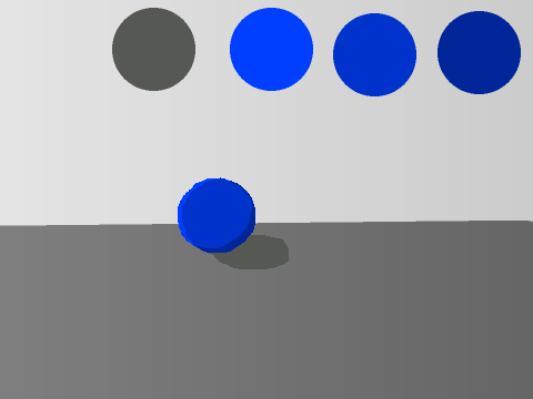 Simple Shading: Blue