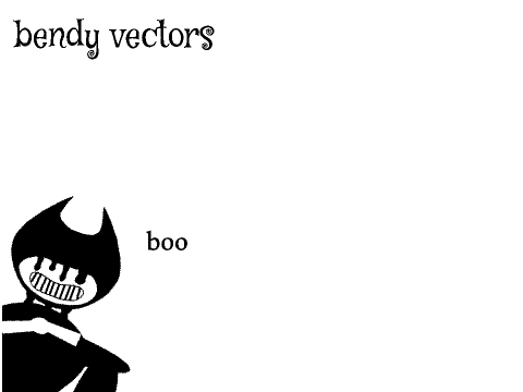 bendy and the ink machine vectors 0.1