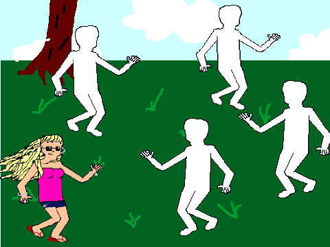 add yourself playing tag at the park