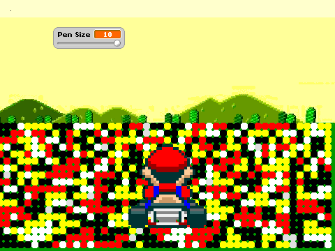 Mario Kart Example (tiny map)