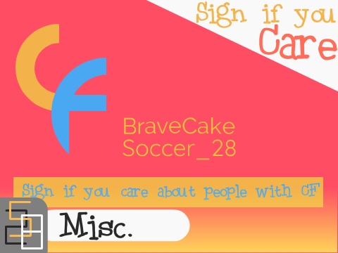Sign if you care about people with CF