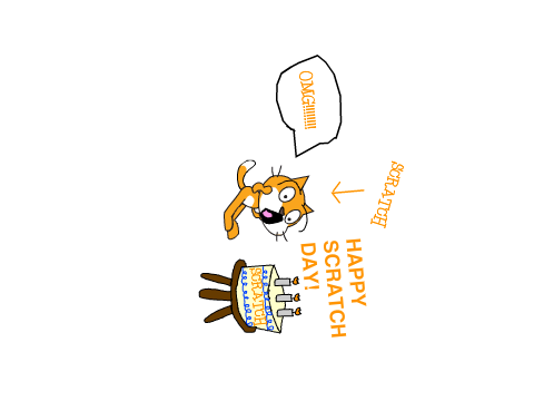 a little doodle for scratch day remix