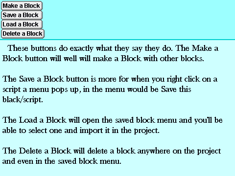 The New Block Buttons Explained.