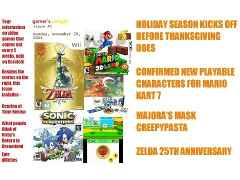 Gamer's Delight - Issue 1 - November 20, 2011