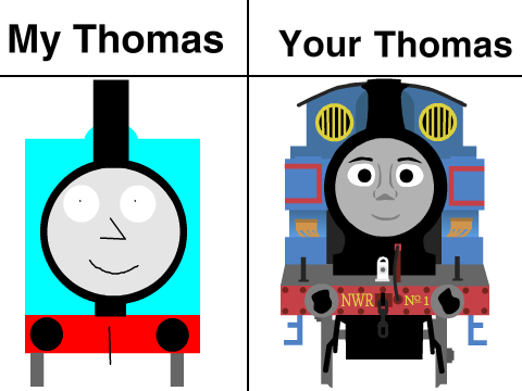 Can you draw the best Thomas? (My entry)