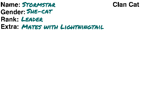 Make a Cat For My Game! Stormstar and Lightningtail