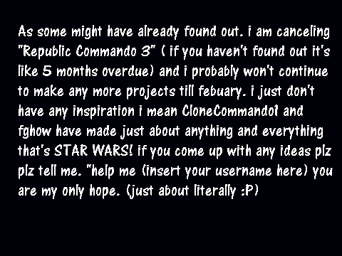 some bad news. (there's no good news)