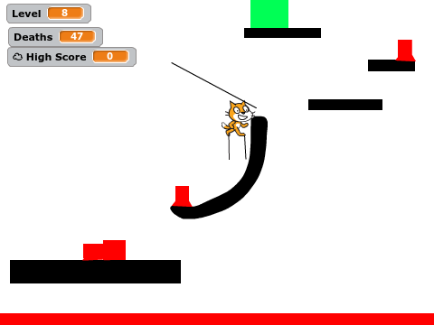 Scratch Cat Platformer with a twist