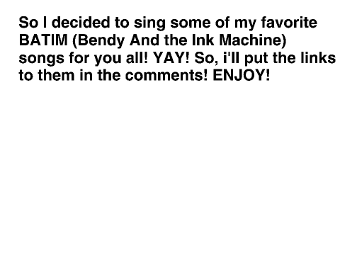 Listen to me SING! YAY! 