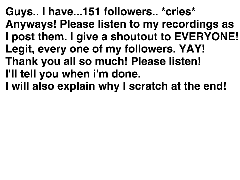 Hear me talking! SPEACH TIME!