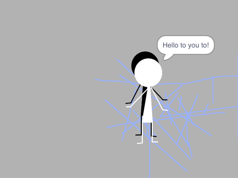 Talking to a shadow