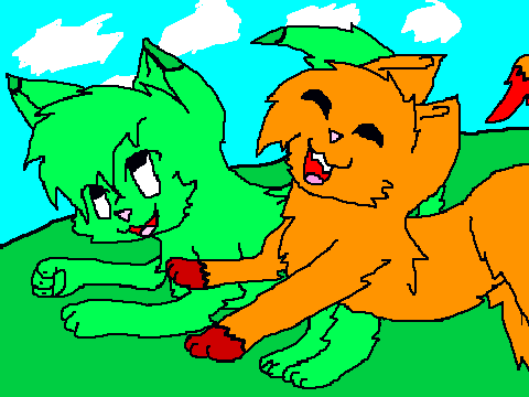 Spottedpaw and Redpaw (Best Friend Contest Entry)
