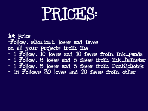 15 followers | Game contest
