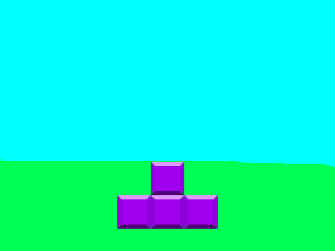 Oshabross get squished by Tetris Piece