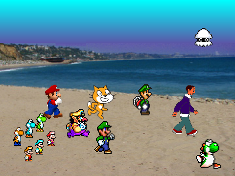 ADD YOURSELF steppin' on the beach remix remix remix
