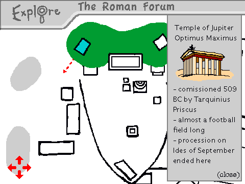 Interactive Roman Forum (in progress)