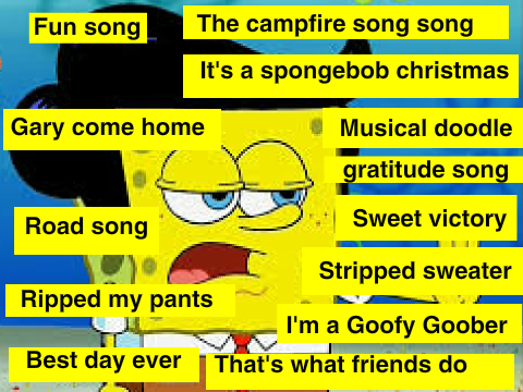 spongebob songs 
