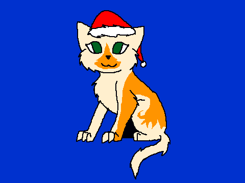 Christmas Kitty Coloring Contest entry 2