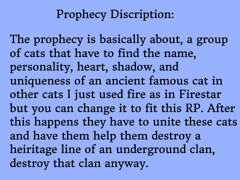 PROCHEY WRITERS CONTEST Entry