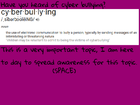 Cyberbullying Awareness