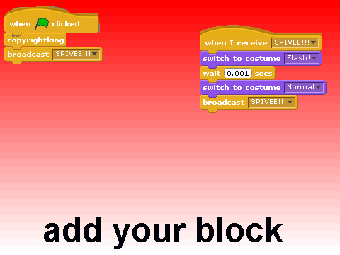 remix and add a block with your name
