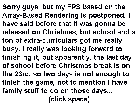 FPS (Electrofighter) Update