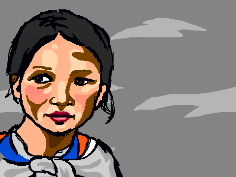 Girl in Fog